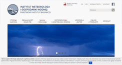 Desktop Screenshot of imgw.pl